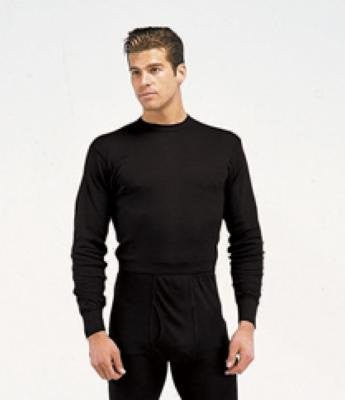 Performance Polypropylene Black Undershirt - Medium