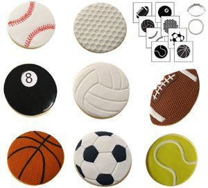 Cookie Cutter Texture Set - Sports Ball Set