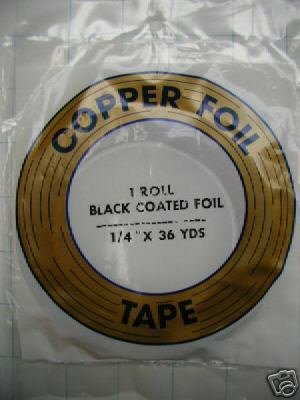 1/4" Edco Black Backed Foil - 1.0 Mil