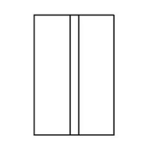 5.25" x 3.5" - Double Postage Pitney Bowes Compatible Meter Tapes