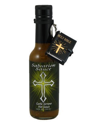 Danny Cash's Garlic Serrano Salvation Sauce (w/mini bible) 5 oz (not in pricelist)