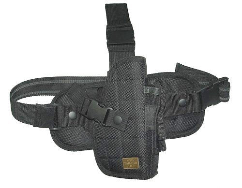 Black Drop Leg Gun Holster Right Handed