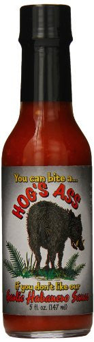 Hog's Ass Garlic Habanero Hot Sauce 5 oz
