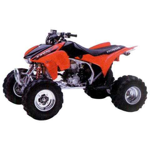 1/12 Honda TRX 450R ATV, Red