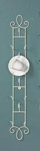 Augusta Antique White Vertical Cup & Saucer Rack