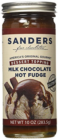 Dessert Toppings, Milk Chocolate Hot Fudge Topping, 10 oz Jar