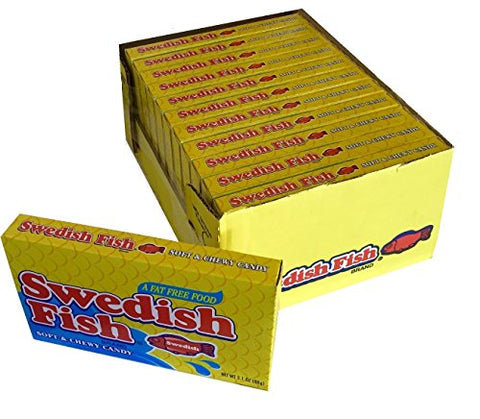 Swedish Fish - Red - Theater Box, 3.1oz