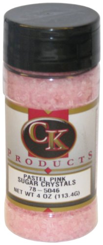 Pastel Pink Sugar Crystals, 4 oz (not in pricelist)