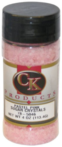 Pastel Pink Sugar Crystals, 4 oz (not in pricelist)