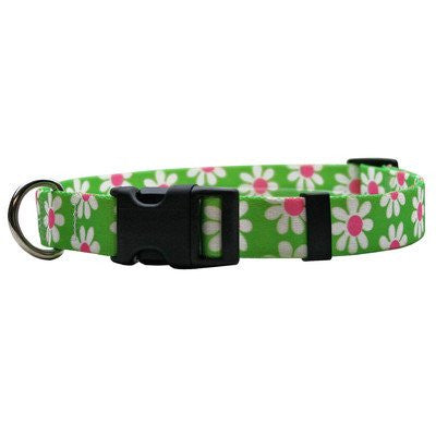 Hip Floral Fashions Collection - Green Daisy, Standard Collar, Small