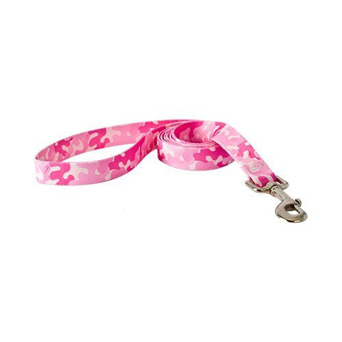 Flames or Camo Collection - Lead, 1-Inch by 60-Inch, Camo Pink