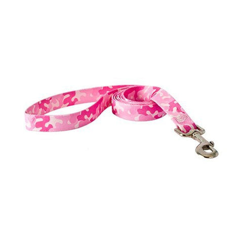Flames or Camo Collection - Lead, 1-Inch by 60-Inch, Camo Pink