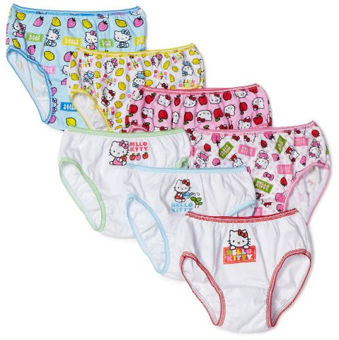 Handcraft Little Girls' Hello Kitty Underwear (Pack of 7), Assorted, 8