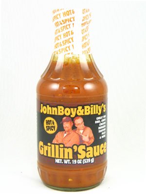 JohnBoy and Billy's Hot & Spicy Grillin' Sauce 19 oz (not in pricelist)