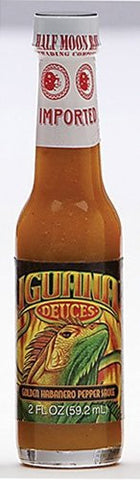 Iguana Bold Gold Habanero Mini Hot Sauce 2 oz