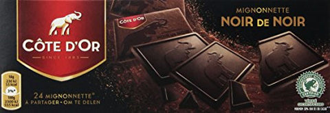 BELGIUM CHOCOLATE SOURCE, COTE D'or, 24pc DARK MIGNONETTES 8.4OZ BOX