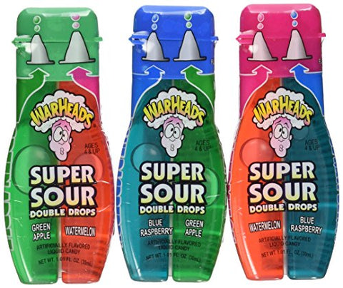Warheads Double Drops Liquid Candy 24 Count
