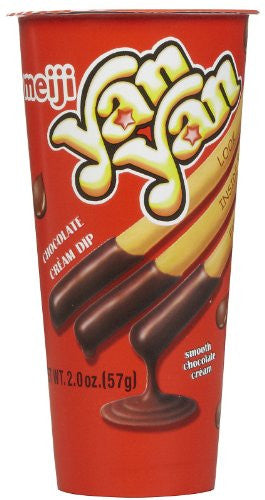 Yan Yan Cookie Sticks with Chocolate Dip, 2 oz