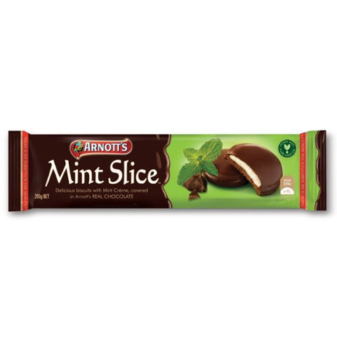Arnott's Chocolate Mint Slice Biscuits - 7 oz