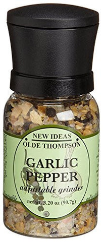 3.2 oz Garlic Pepper (Mini Grinder Jar, Disposable)