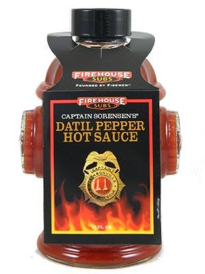 Captain Sorensen's Datil Pepper Sauce (Fire Hydrant Bottle) 15 oz