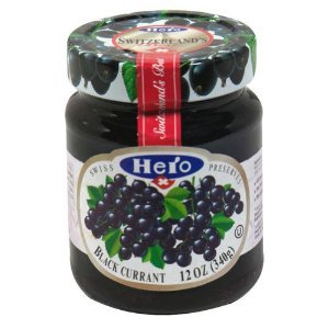 Black Currant Preserve in Jar, 12 oz