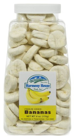 Freeze Dried Bananas (6 Oz)