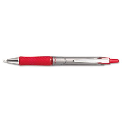 Acroball Pro Retractable Ball Point Pen, Medium - Red Ink