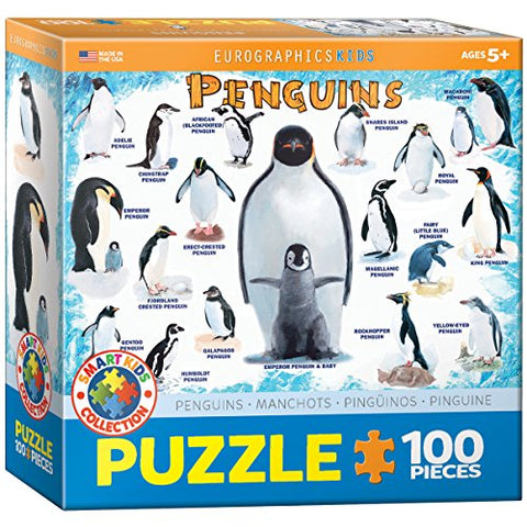 Penguins 100 pc 8x8 inches Box, Puzzle