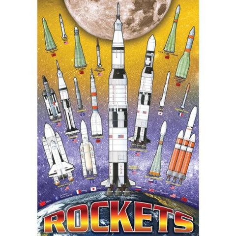 Rockets 100 pc 8x8 inches Box, Puzzle
