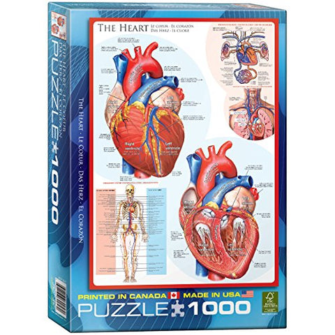 The Heart 1000 pc 10x14 inches Box, Puzzle