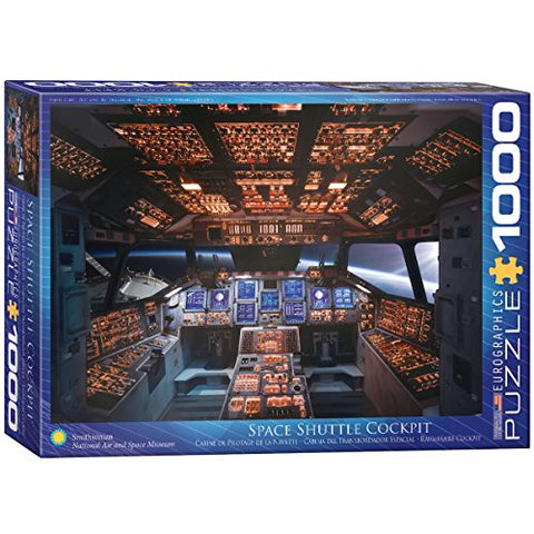Space Shuttle Cockpit 1000 pc 10x14 inches Box, Puzzle