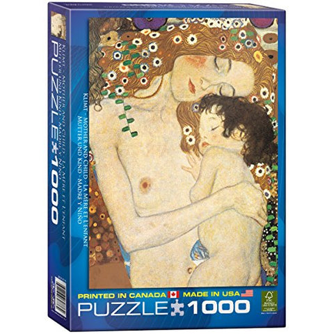 Mother and Child, Gustav Klimt 1000 pc 10x14 inches Box, Puzzle