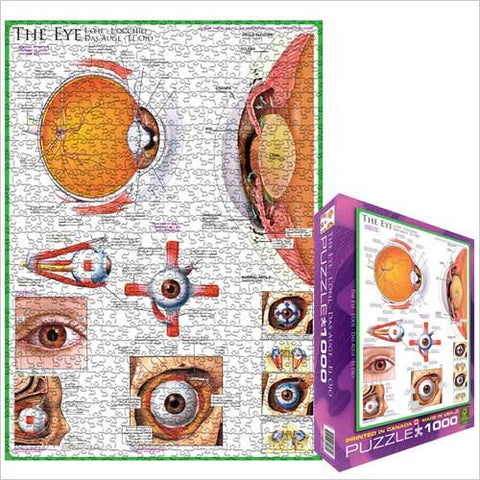 The Eye 1000 pc 10x14 inches Box, Puzzle