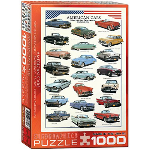 American Cars of the 50s 1000 pc