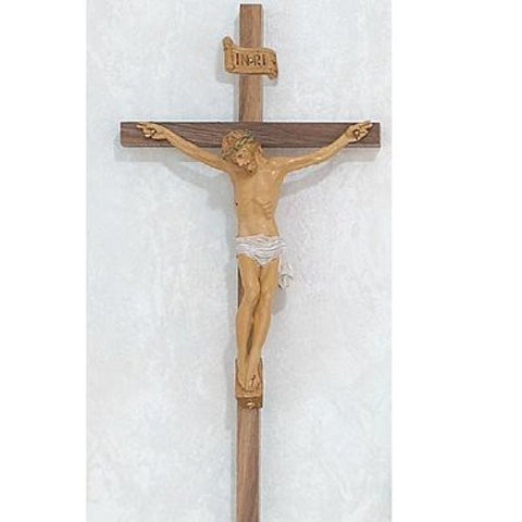12" Walnut-Italia Corpus Crucifix