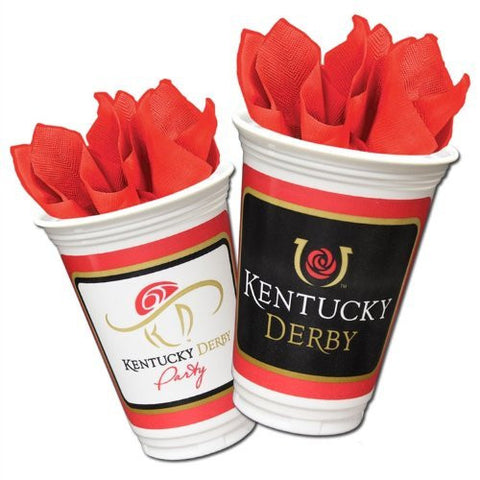 Kentucky Derby Icon 16 oz. Beverage Cups - Pkg