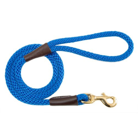 Mendota Snap Leash - Blue, 1/2" X 4' (not in pricelist)