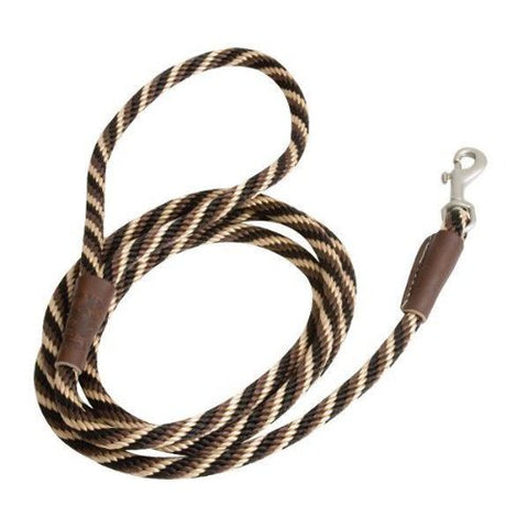 Mendota Snap Leash - Mocha, 1/2" X 6'