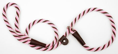Mendota Small Slip Lead - Pink Chocolate, 3/8" X 4'