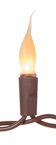 Silicone Lights, Brown Cord, 50ct