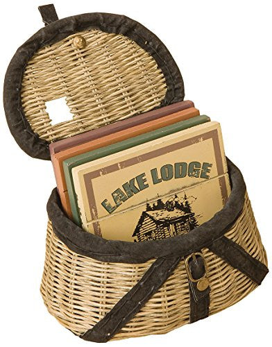 Creel Basket Coaster Set of 4