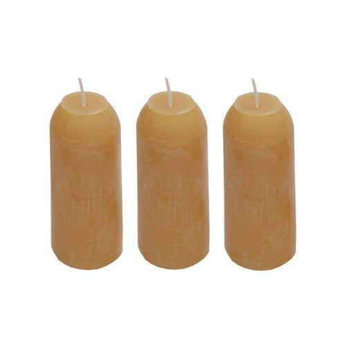 Beeswax Candles, 3-Pcs.