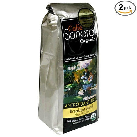 Ground Breakfast Blend - 12OZ,(Caffe Sanora)