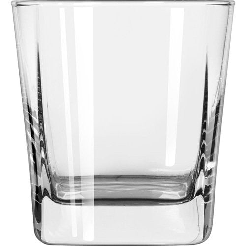 Libbey Quartet 12 oz Square Base Rocks Glass - Case = 12