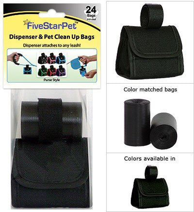 Solid Black Purse Dispensers