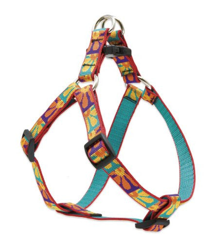 Lupine 3/4" Originals Collection - Crazy Daisy, 20"-30" Step-In Harness