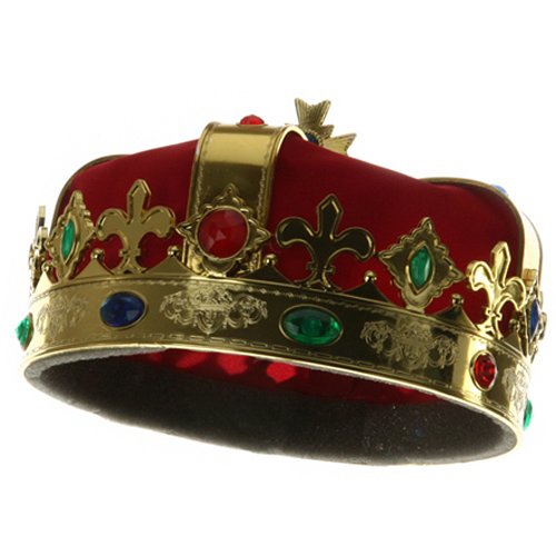 J Hat, King's Crown - Red (fitting up to7 1/8)