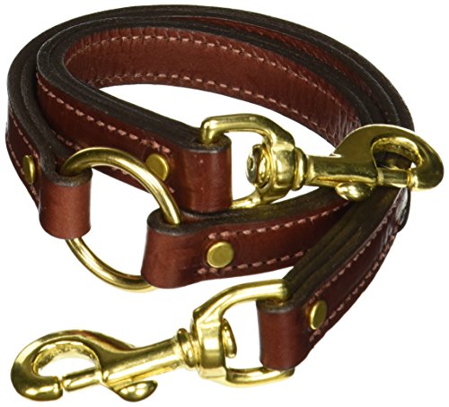 Mendota Two Dog Coupler - Chestnut, 3/4" x 25"
