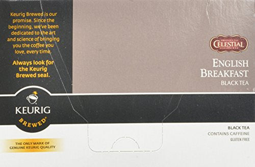 Celestial Seasonings - English Breakfast Tea, 12-Count K-Cup